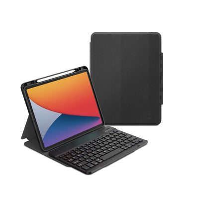 Apple iPad Pro 12.9 2022 M2 Wiwu Protective Gizli Kalem Bölmeli Klavyeli Kılıf Siyah