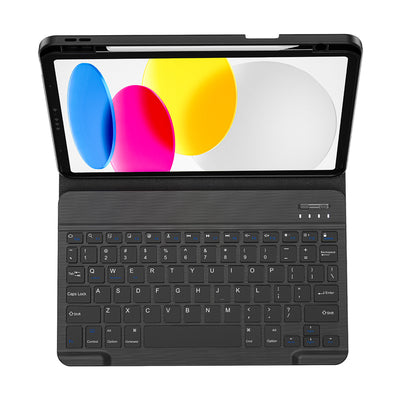 Apple iPad Pro 12.9 2022 M2 Wiwu Protective Gizli Kalem Bölmeli Klavyeli Kılıf Siyah