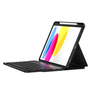 Apple iPad Pro 12.9 2022 M2 Wiwu Protective Gizli Kalem Bölmeli Klavyeli Kılıf Siyah
