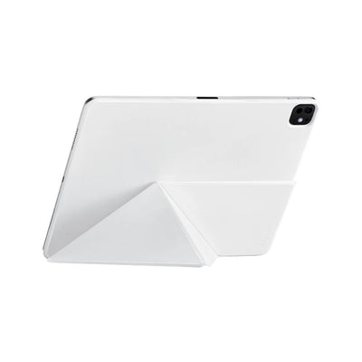 Apple iPad Pro 13 2024 Pitaka MagEZ Folio 2 Kalem Bölmeli Standlı Kılıf Beyaz
