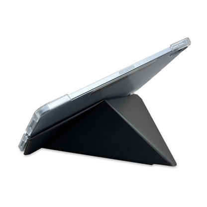 iPad Pro 13 2024 Raptic Clear Folio Airbagli Şeffaf Kılıflı Katlanabilir Standlı Kılıf