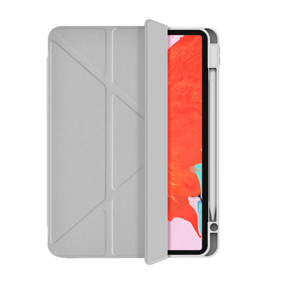 Apple iPad Pro 13 2024 Wiwu 360° Dönebilen Standlı Magnetik Koruyucu Tablet Kılıfı Siyah