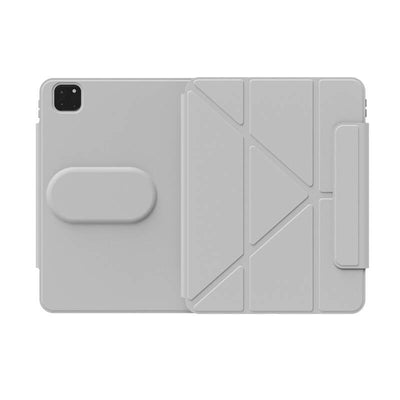 Apple iPad Pro 13 2024 Wiwu 360° Dönebilen Standlı Magnetik Koruyucu Tablet Kılıfı Siyah