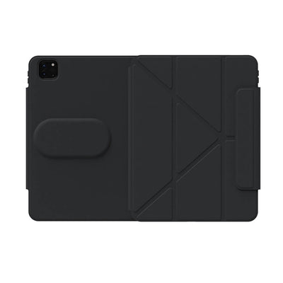 Apple iPad Pro 13 2024 Wiwu 360° Dönebilen Standlı Magnetik Koruyucu Tablet Kılıfı Siyah