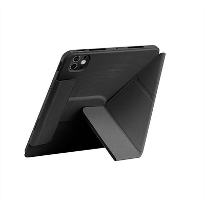 Apple iPad Pro 13 2024 Wiwu 360° Dönebilen Standlı Magnetik Koruyucu Tablet Kılıfı Siyah