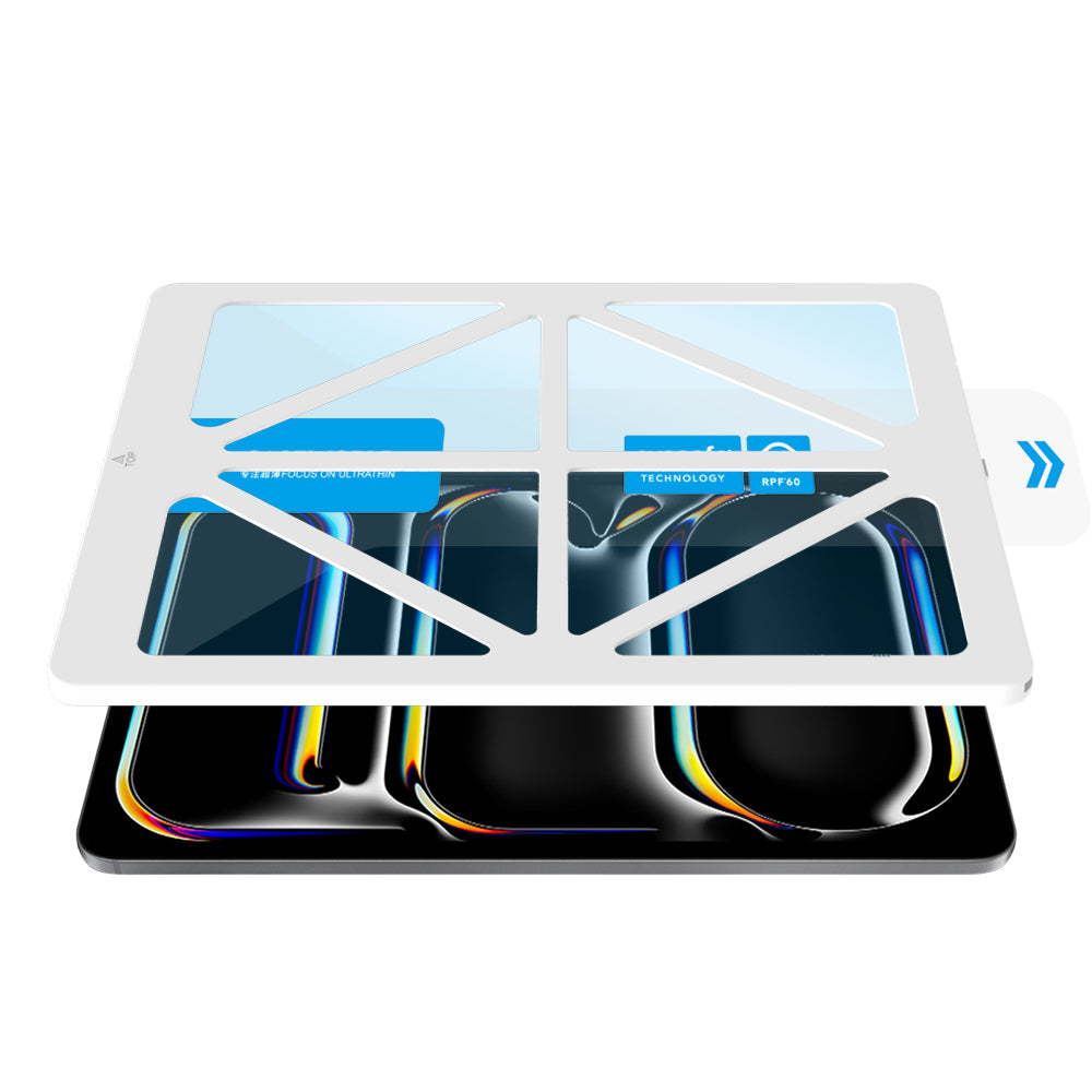 iPad Pro 13 2025 M5 CaseWorld Eyesafe Mavi Işık Teknolojili Temperli Cam Ekran Koruyucu + Uygulama Aparatı