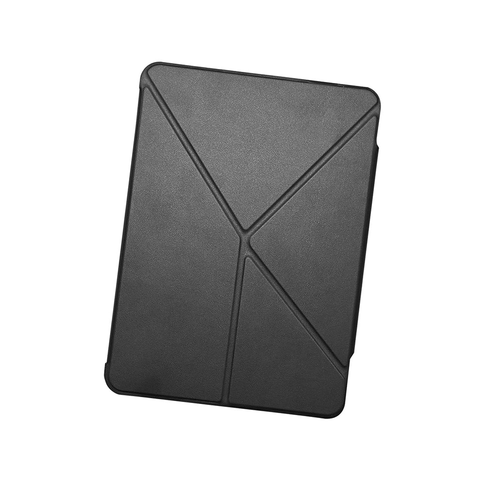 Apple iPad Pro 13 2025 M5 Raptic Clear Folio Airbagli Şeffaf Kapaklı Katlanabilir Standlı Kılıf Siyah