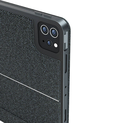 Apple iPad Pro 13 2025 M5 Wiwu Mag Touch Klavyeli Standlı Kılıf Siyah