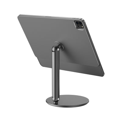 Apple iPad Pro 13 2025 M5 Wiwu ZM-310 360 Derece Dönebilen Magnetik Başlıklı Tablet Standı Gri