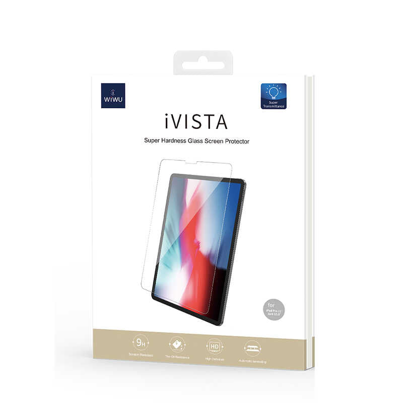 Apple iPad Pro 9.7 2016 Wiwu iVista 2.5D Glass Ekran Koruyucu Renksiz