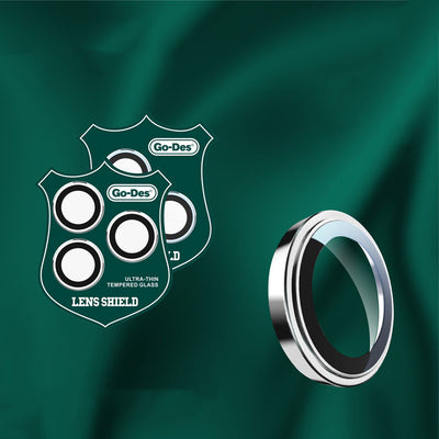 Apple iPhone 11 Go Des CL-10 Kamera Lens Koruyucu Siyah