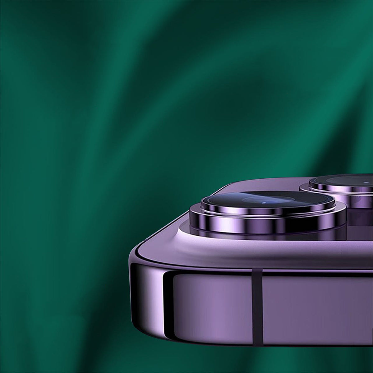 Apple iPhone 11 Go Des CL-10 Kamera Lens Koruyucu Koyu Yeşil