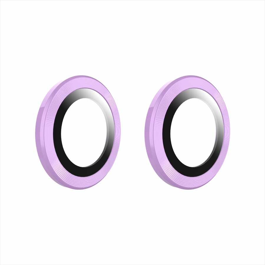 Apple iPhone 11 Go Des Eagle Kamera Lens Koruyucu Mor