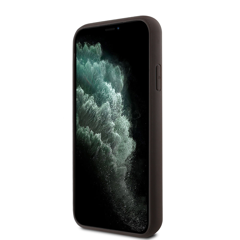 iPhone 11 Kılıf Guess Orjinal Lisanslı 4G Desen Yazı Logolu Kılıf
