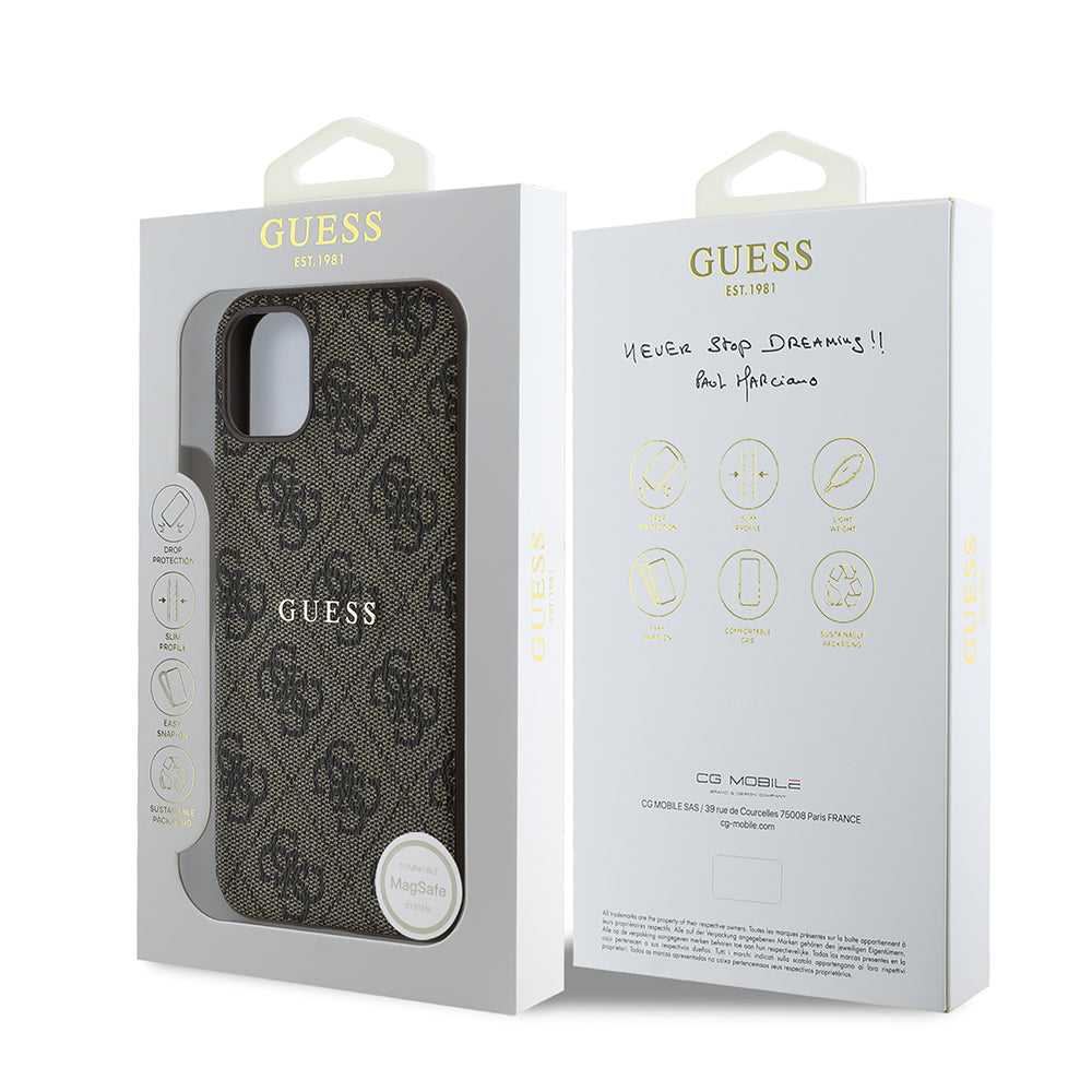 iPhone 11 Kılıf Guess Orjinal Lisanslı 4G Desen Yazı Logolu Kılıf