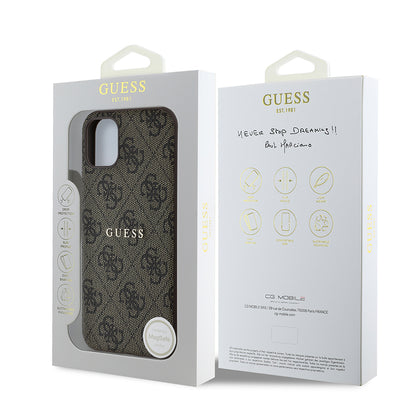iPhone 11 Kılıf Guess Orjinal Lisanslı 4G Desen Yazı Logolu Kılıf