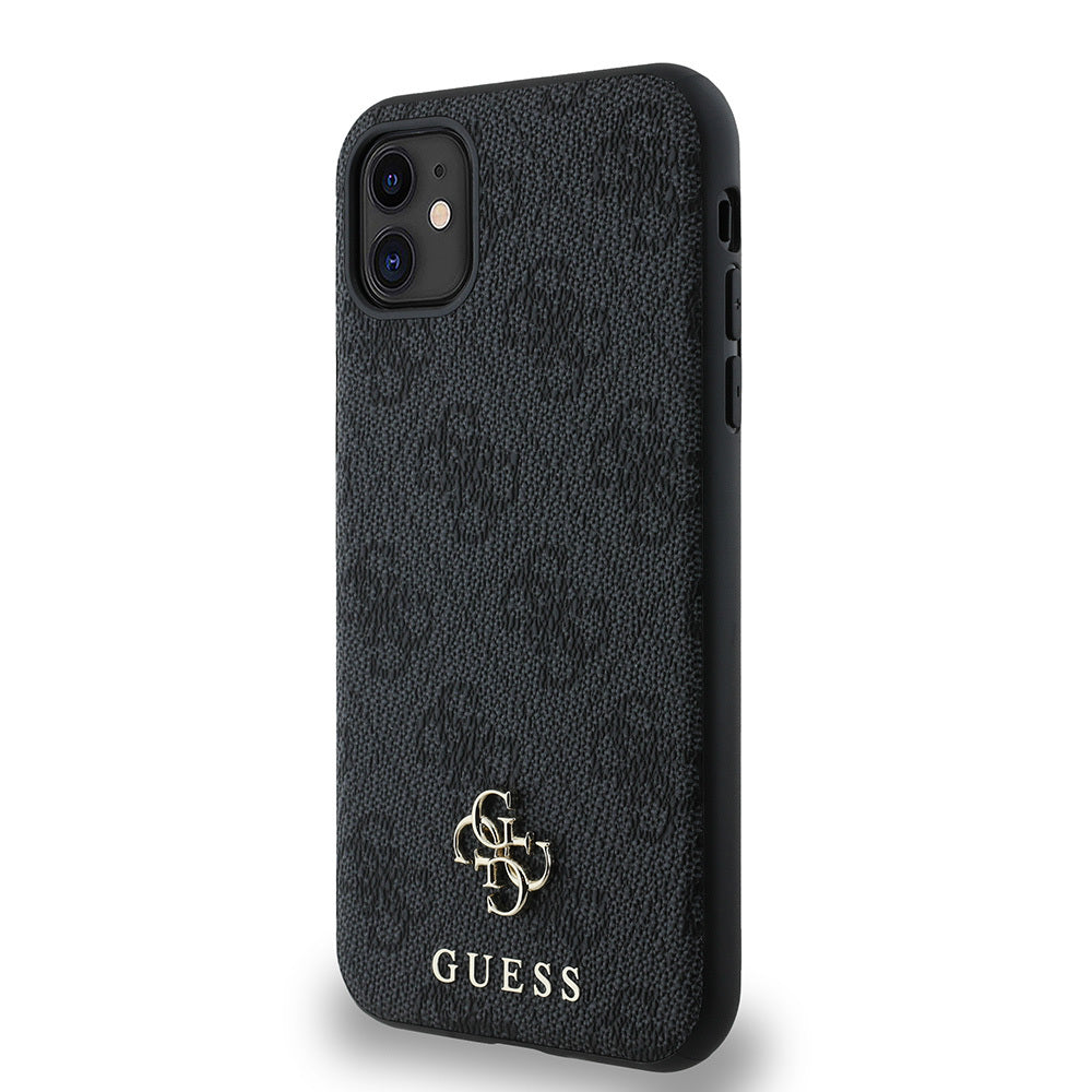 Apple iPhone 11 Kılıf Guess Orjinal Lisanslı Magsafe Şarj Özellikli Small 4G Classic Kapak Pembe