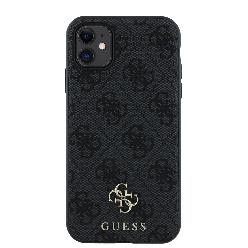 Apple iPhone 11 Kılıf Guess Orjinal Lisanslı Magsafe Şarj Özellikli Small 4G Classic Kapak Pembe