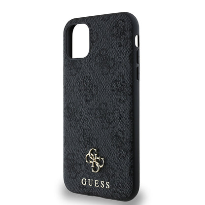 iPhone 11 Kılıf Guess Orjinal Lisanslı M-safe Şarj Özellikli Small 4G Classic Kılıf