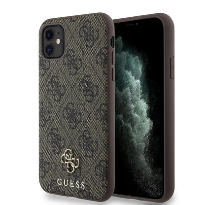 iPhone 11 Kılıf Guess Orjinal Lisanslı M-safe Şarj Özellikli Small 4G Classic Kılıf
