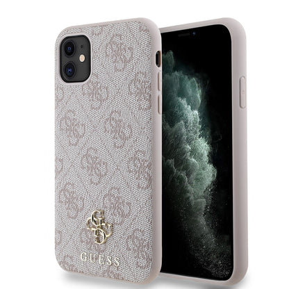 iPhone 11 Kılıf Guess Orjinal Lisanslı M-safe Şarj Özellikli Small 4G Classic Kılıf