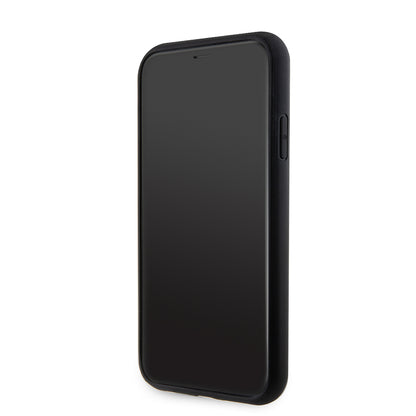 iPhone 11 Kılıf Guess Orjinal Lisanslı M-safe Şarj Özellikli Yazı Logolu Saffiano Classic Kılıf
