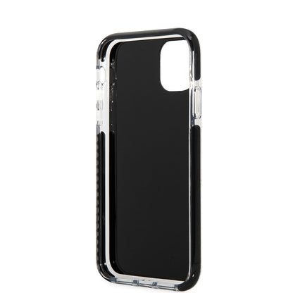 iPhone 11 Kılıf Karl Lagerfeld Kenarları Siyah Silikon K&C Dizayn Kılıf