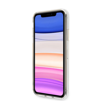Apple iPhone 11 Kılıf Karl Lagerfeld Sert TPU K&C Dizayn Kapak Pembe