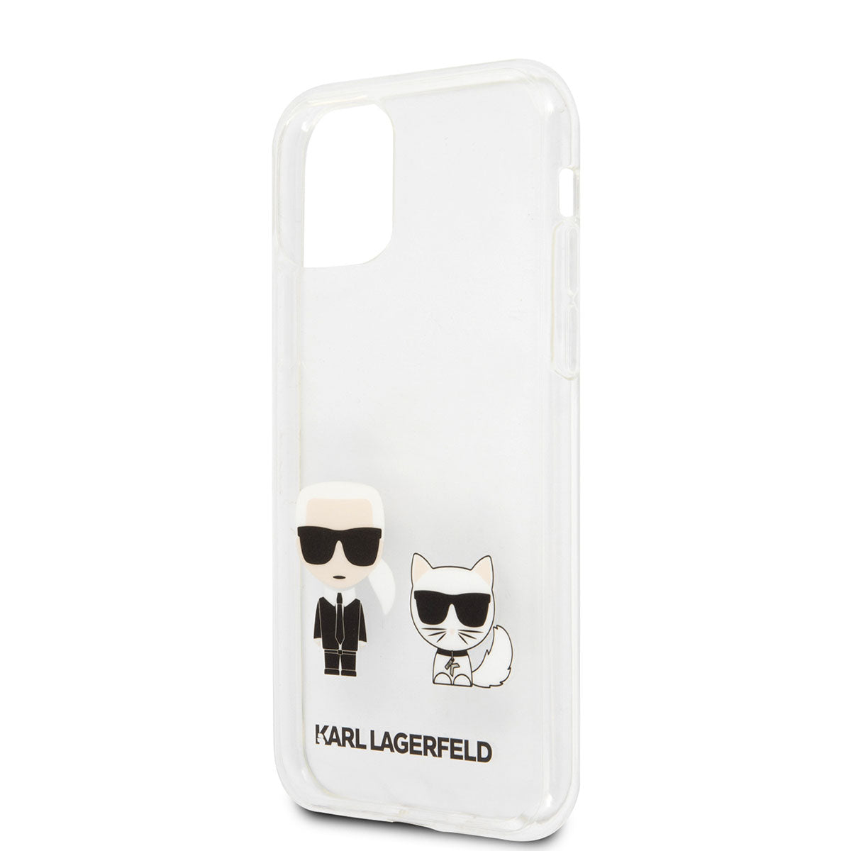 Apple iPhone 11 Kılıf Karl Lagerfeld Sert TPU K&C Dizayn Kapak Pembe