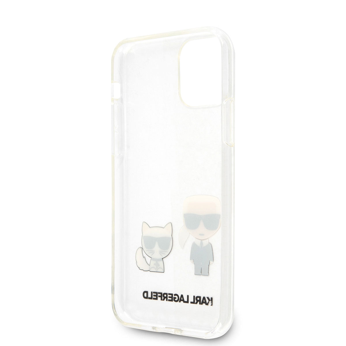 Apple iPhone 11 Kılıf Karl Lagerfeld Sert TPU K&C Dizayn Kapak Pembe