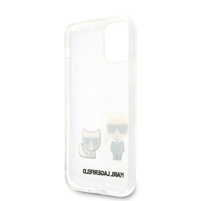 Apple iPhone 11 Kılıf Karl Lagerfeld Sert TPU K&C Dizayn Kapak Pembe