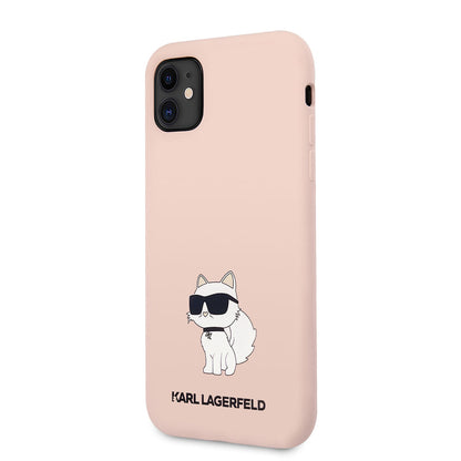 iPhone 11 Kılıf Karl Lagerfeld Silikon Choupette Dizayn Kılıf