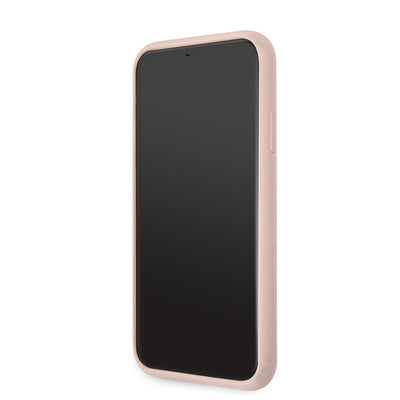 Apple iPhone 11 Kılıf Karl Lagerfeld Silikon Choupette Dizayn Kapak Pembe