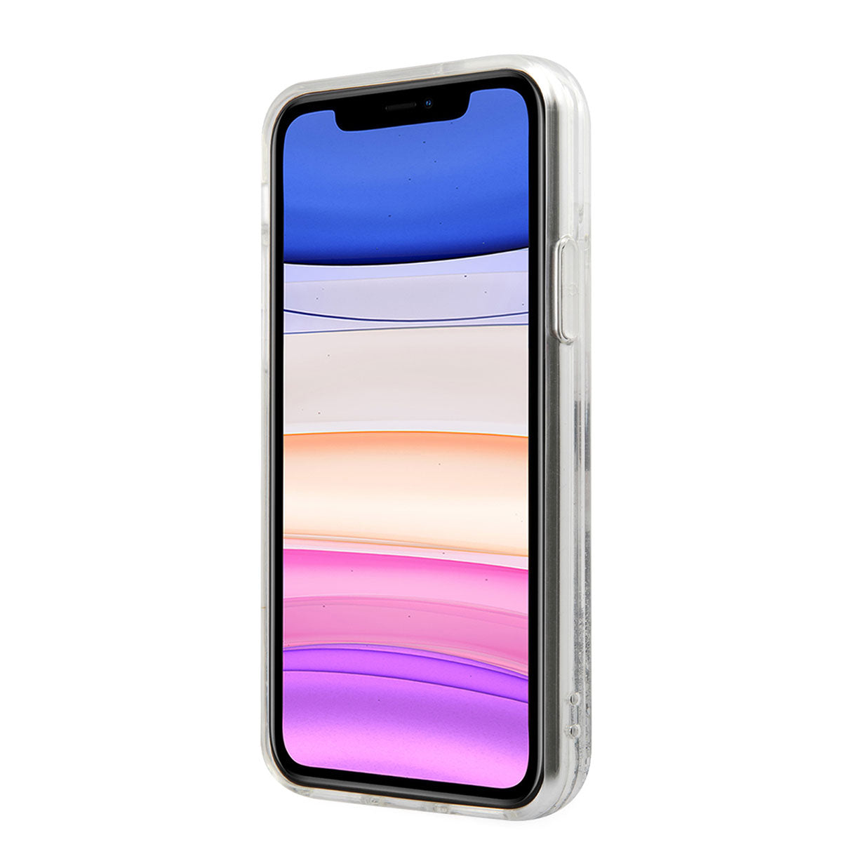 iPhone 11 Kılıf Karl Lagerfeld Sıvılı Simli Choupette Fun Dizayn Kılıf