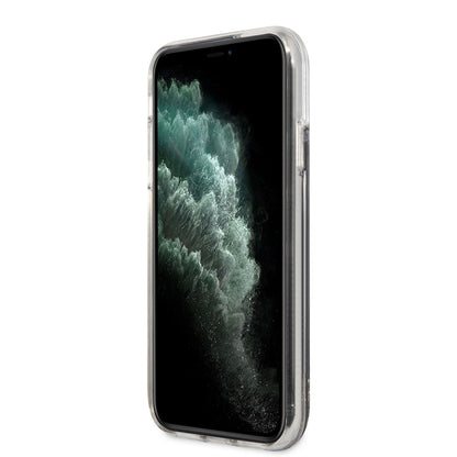 iPhone 11 Kılıf Karl Lagerfeld Sıvılı Simli Gatsby Dizayn Kılıf