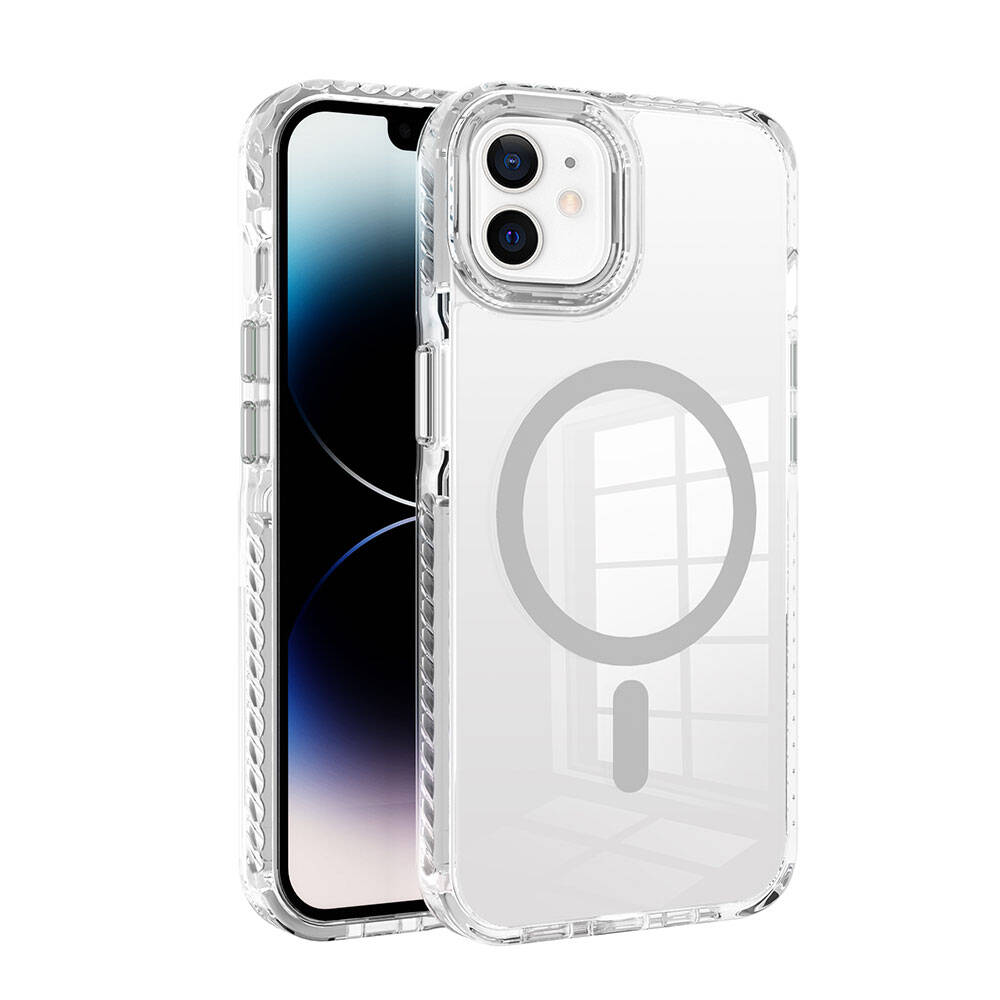 iPhone 11 Kılıf M-safe Şarj Özellikli Airbagli Takılabilir Askı Aparatlı Zore Nana Kılıf