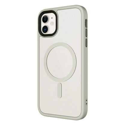 iPhone 11 Kılıf Mat Arka Yüzey Wireless Şarj Özellikli Zore Flet M-safe Kılıf