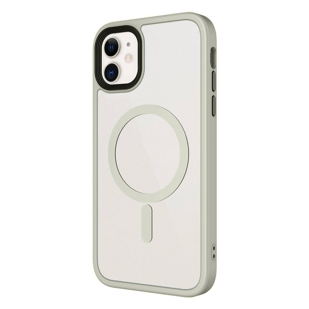 Apple iPhone 11 Kılıf Mat Arka Yüzey Wireless Şarj Özellikli Zore Flet Magsafe Kapak Pembe