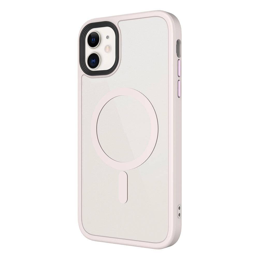 Apple iPhone 11 Kılıf Mat Arka Yüzey Wireless Şarj Özellikli Zore Flet Magsafe Kapak Koyu Yeşil