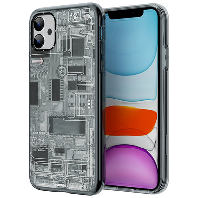 Apple iPhone 11 Kılıf YoungKit Technology Serisi Kapak Mavi