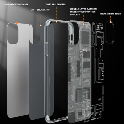 Apple iPhone 11 Kılıf YoungKit Technology Serisi Kapak Mavi