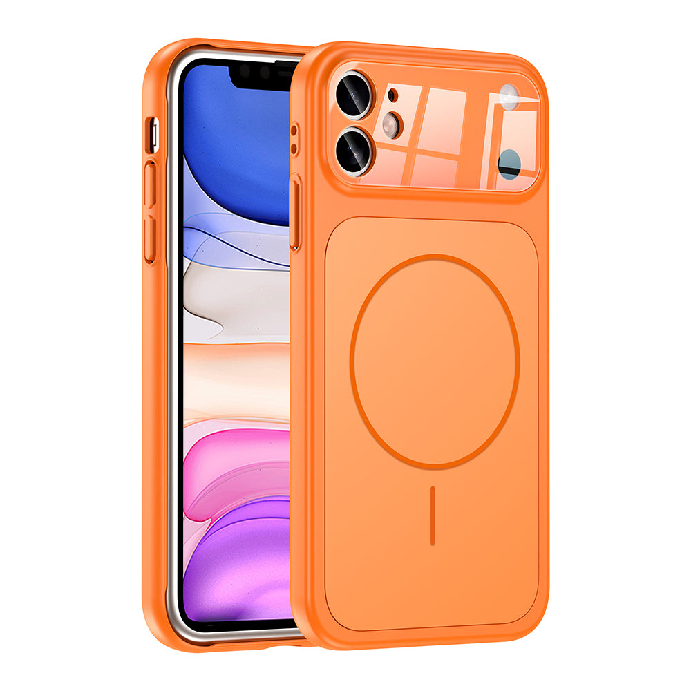 iPhone 11 Kılıf Zore M-Safe Şarj Özellikli Kamera Korumalı Formen Kılıf