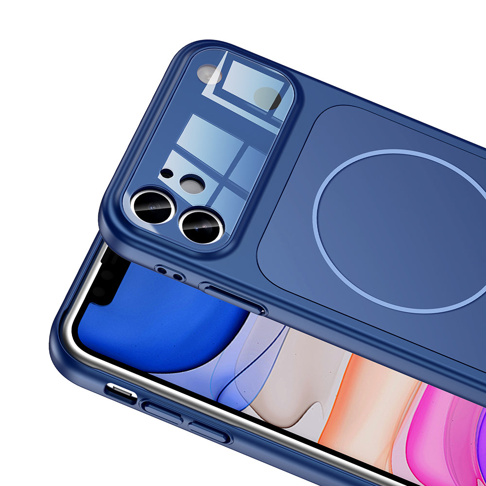 iPhone 11 Kılıf Zore M-Safe Şarj Özellikli Kamera Korumalı Formen Kılıf