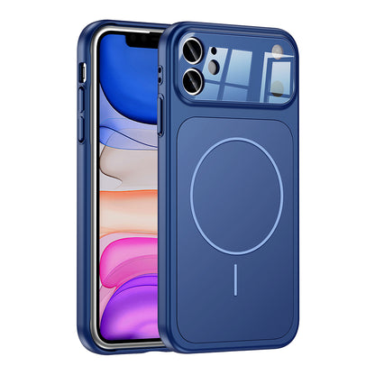 iPhone 11 Kılıf Zore M-Safe Şarj Özellikli Kamera Korumalı Formen Kılıf