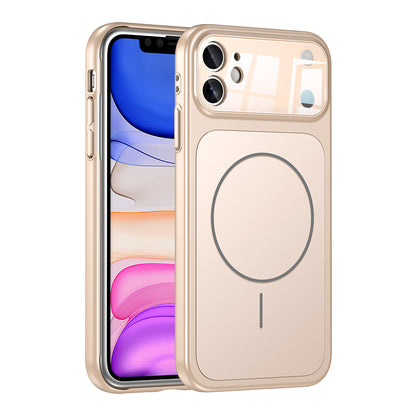 iPhone 11 Kılıf Zore M-Safe Şarj Özellikli Kamera Korumalı Formen Kılıf