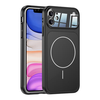 iPhone 11 Kılıf Zore M-Safe Şarj Özellikli Kamera Korumalı Formen Kılıf