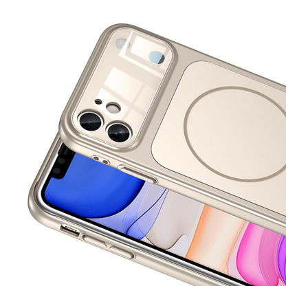 iPhone 11 Kılıf Zore M-Safe Şarj Özellikli Kamera Korumalı Formen Kılıf