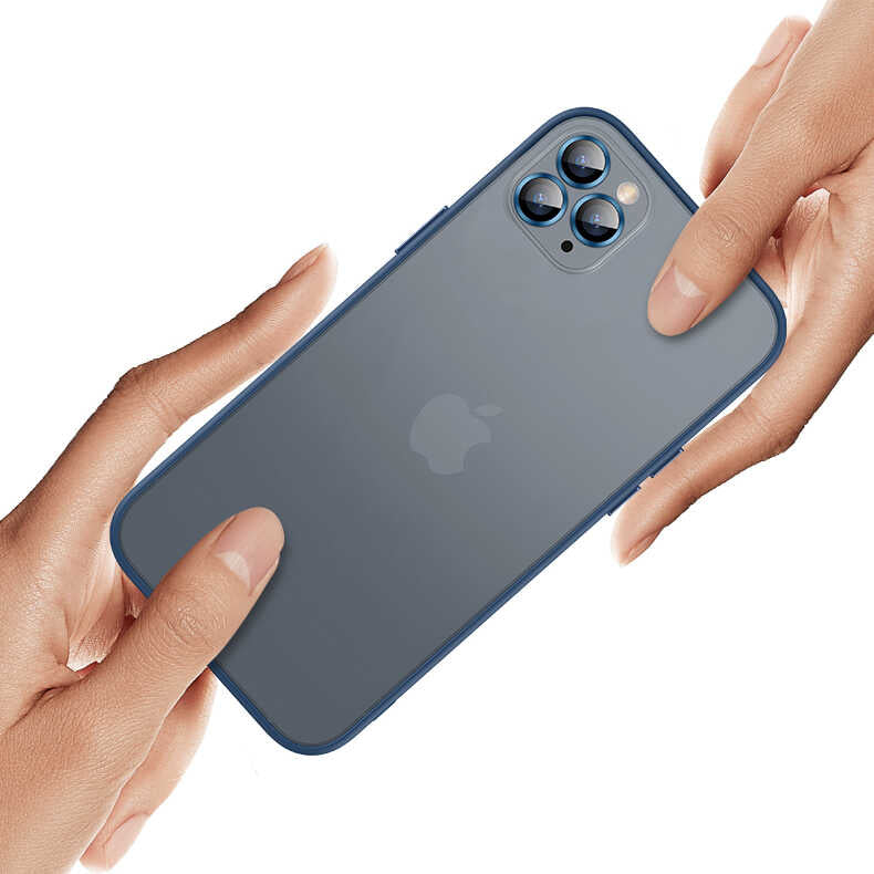 Apple iPhone 11 Kılıf Zore Retro Kapak Lacivert