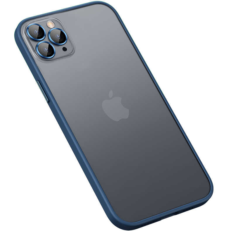 Apple iPhone 11 Kılıf Zore Retro Kapak Lacivert