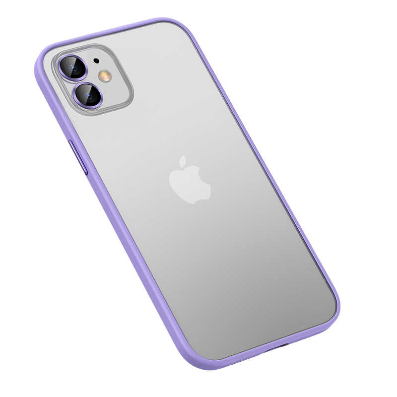 Apple iPhone 11 Kılıf Zore Retro Kapak Lila